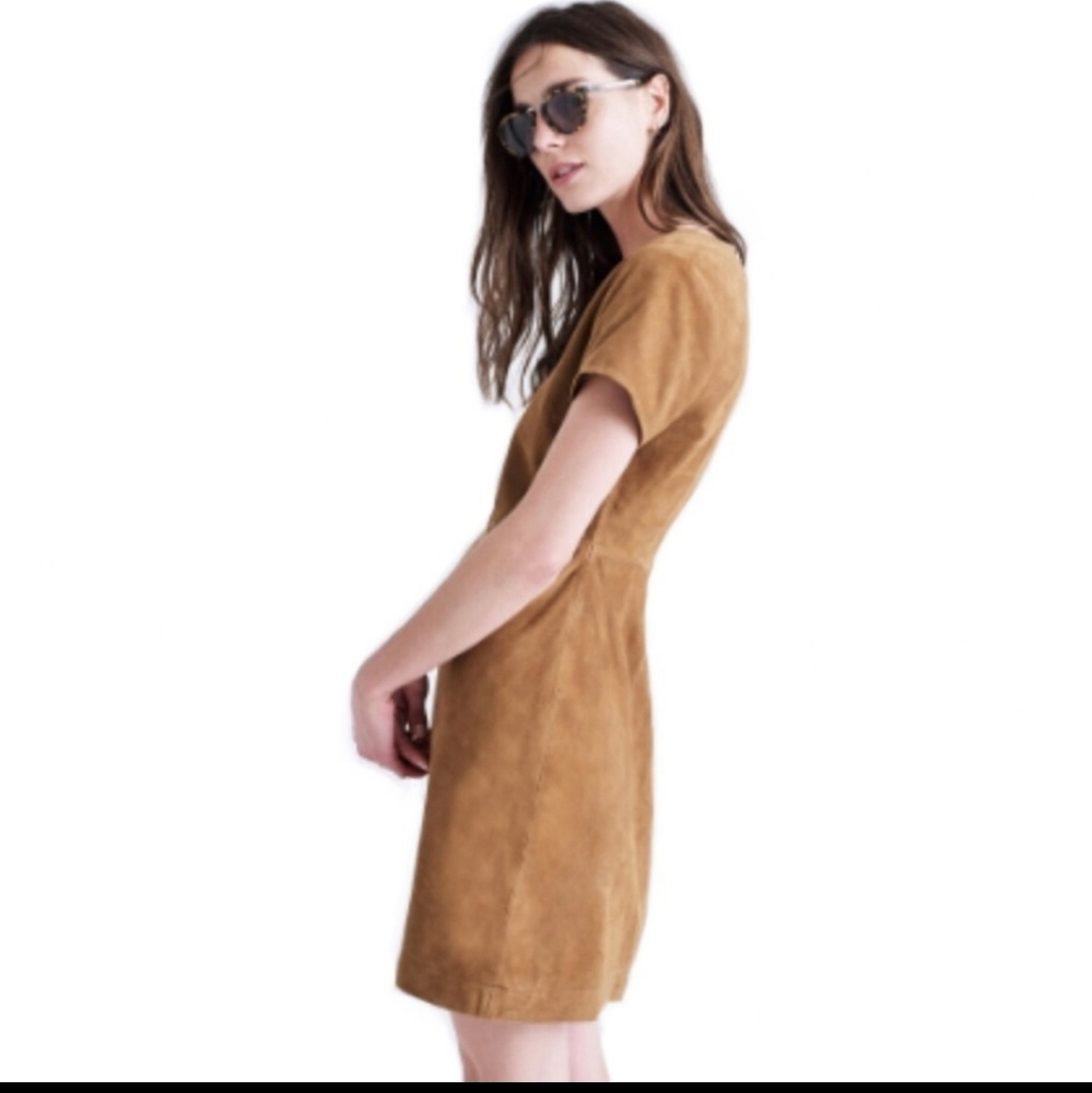 Madewell suede dress